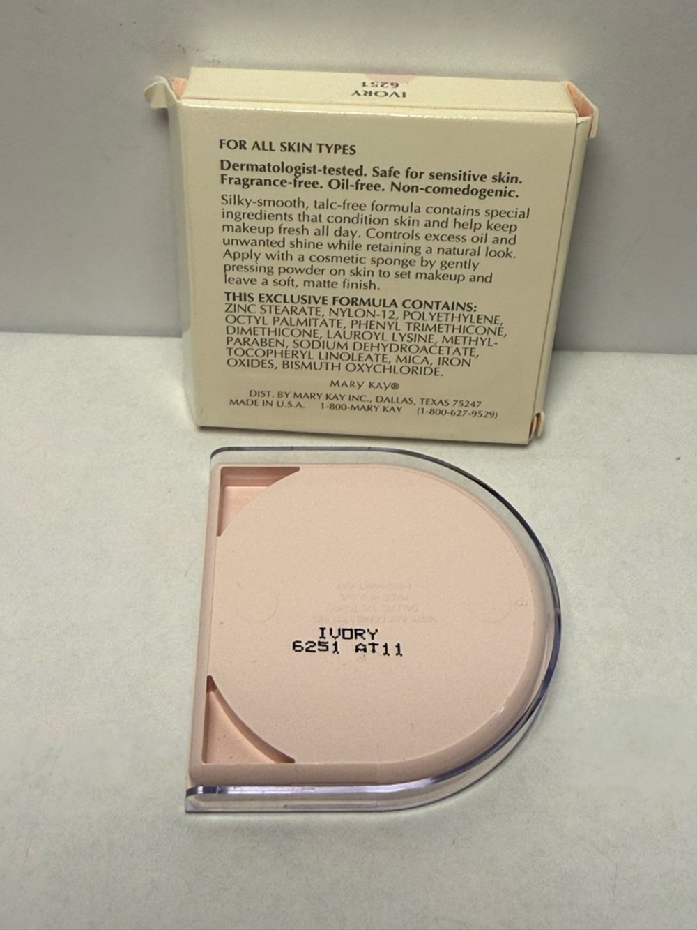Mary Kay Powder Perfect Pressed Powder Ivory 6251 0.26 oz Discontinued NOS - Picture 4 of 4
